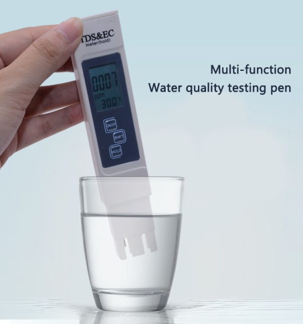 Ec Tds Meter Digital Lcd Pen Tester | Water Quality Monitor Purity Measure Tool