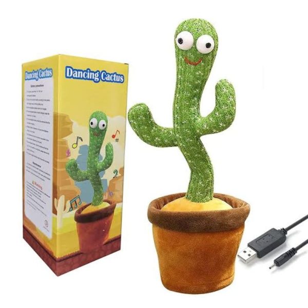 High Quality Portable Rechargeable Dancing Cactus Toy